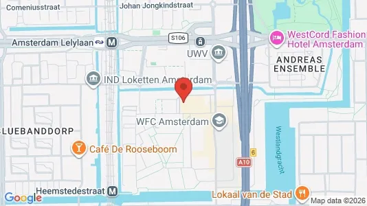 Apartments for rent i Amsterdam Slotervaart - kort over placeringen