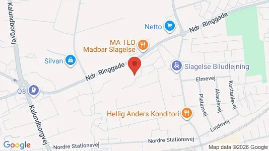 Apartments for rent i Slagelse - kort over placeringen