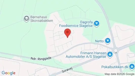 Apartments for rent i Slagelse - kort over placeringen