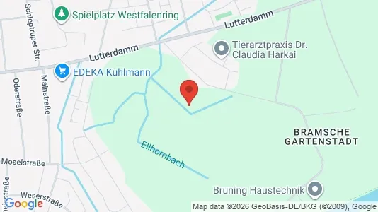 Apartments for rent i Osnabrück - kort over placeringen