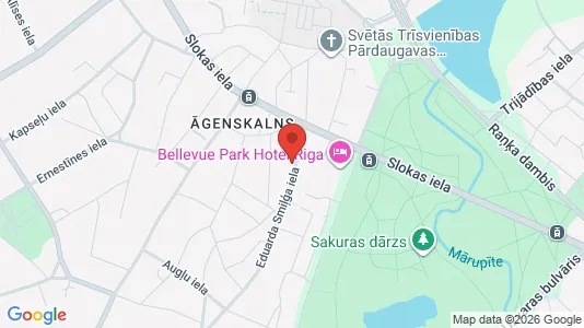 Apartments for rent i Riga Āgenskalns - kort over placeringen