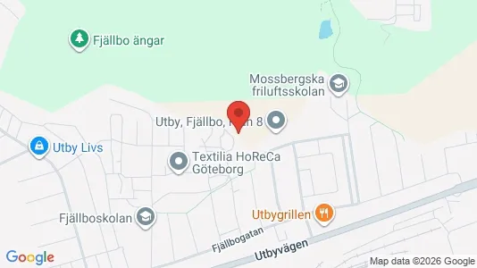 Rooms for rent i Gothenburg East - kort over placeringen