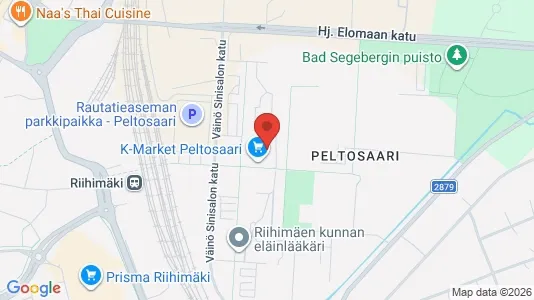 Apartments for rent i Riihimäki - kort over placeringen