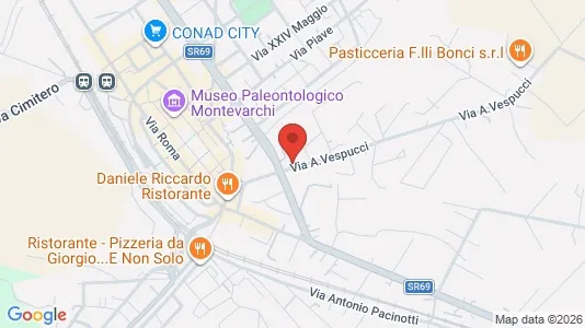 Apartments for rent i Montevarchi - kort over placeringen