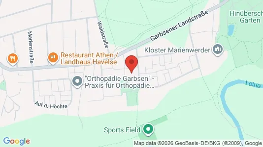 Apartments for rent i Hannover - kort over placeringen