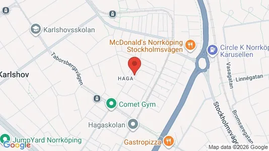 Apartments for rent i Norrköping - kort over placeringen