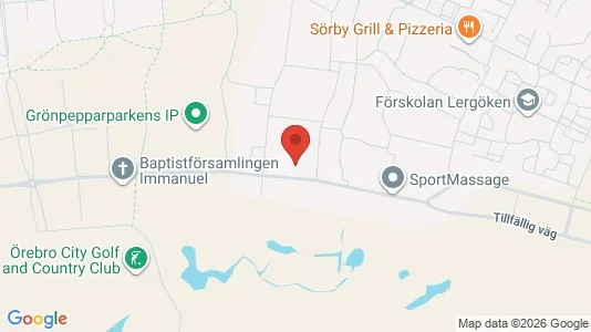 Apartments for rent i Örebro - kort over placeringen