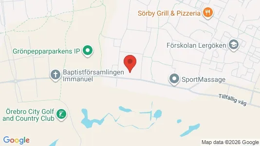 Apartments for rent i Örebro - kort over placeringen