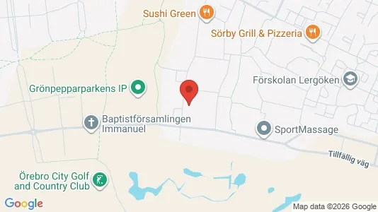 Apartments for rent i Örebro - kort over placeringen