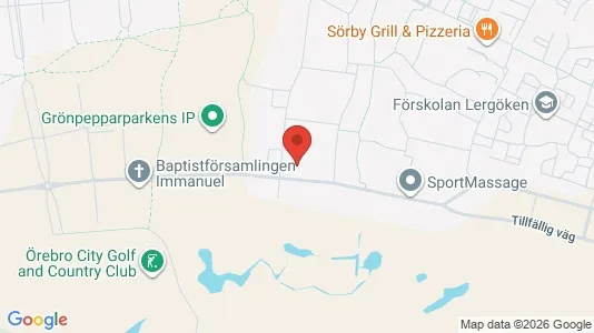 Apartments for rent i Örebro - kort over placeringen