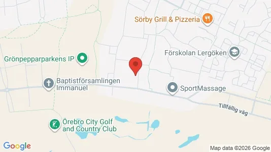 Apartments for rent i Örebro - kort over placeringen