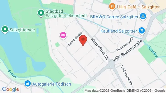 Apartments for rent i Salzgitter - kort over placeringen