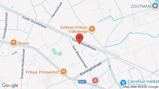 Apartments for rent i Roeselare - kort over placeringen