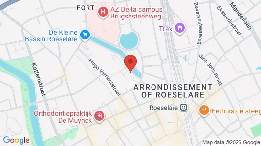 Apartments for rent i Roeselare - kort over placeringen