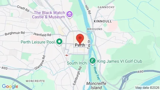 Houses for rent i Perth - Perthshire - kort over placeringen