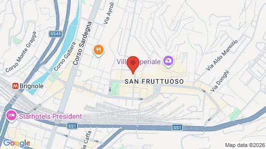 Apartments for rent i Genoa - kort over placeringen