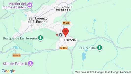 Apartments for rent i El Escorial - kort over placeringen