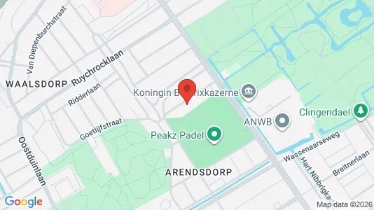 Apartments for rent i The Hague Haagse Hout - kort over placeringen
