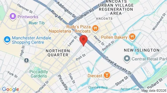 Apartments for rent i Manchester - Lancashire - kort over placeringen