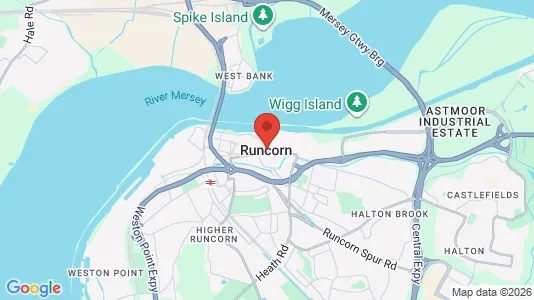 Houses for rent i Runcorn - Cheshire - kort over placeringen