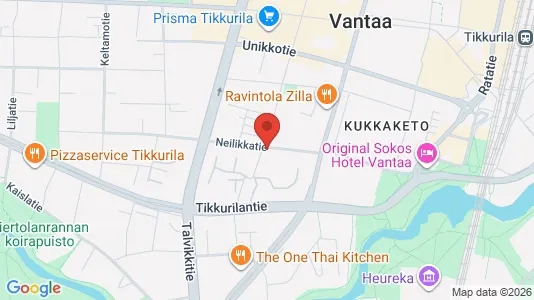 Apartments for rent i Vantaa - kort over placeringen