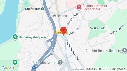 Apartments for rent i Essen - kort over placeringen