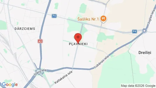 Apartments for rent i Riga Pļavnieki - kort over placeringen