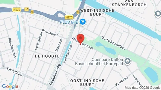 Apartments for rent i Groningen - kort over placeringen