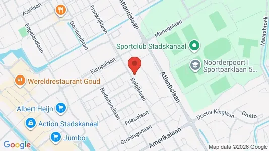 Apartments for rent i Stadskanaal - kort over placeringen