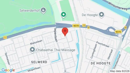 Apartments for rent i Groningen - kort over placeringen