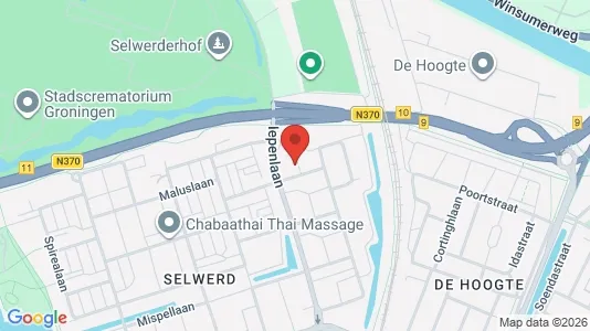 Apartments for rent i Groningen - kort over placeringen