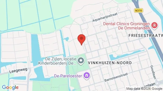 Apartments for rent i Groningen - kort over placeringen