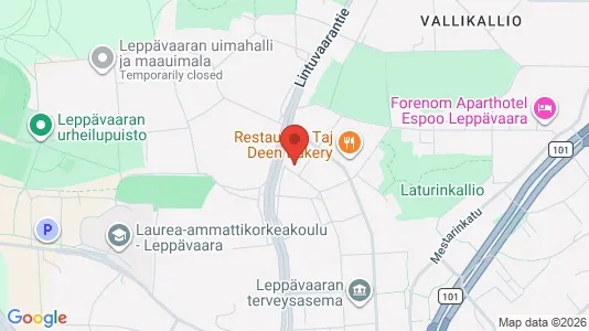 Apartments for rent i Espoo - kort over placeringen