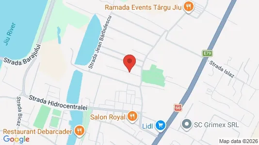 Apartments for rent i Târgu Jiu - kort over placeringen