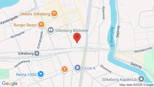 Apartments for rent i Silkeborg - kort over placeringen