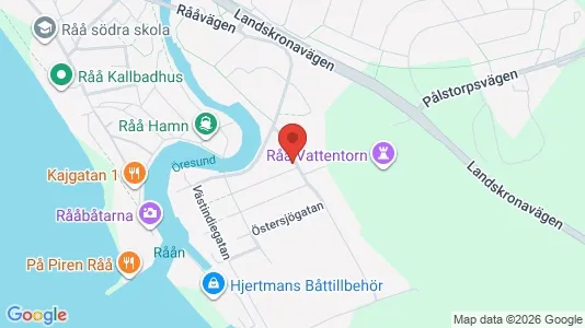 Apartments for rent i Helsingborg - kort over placeringen