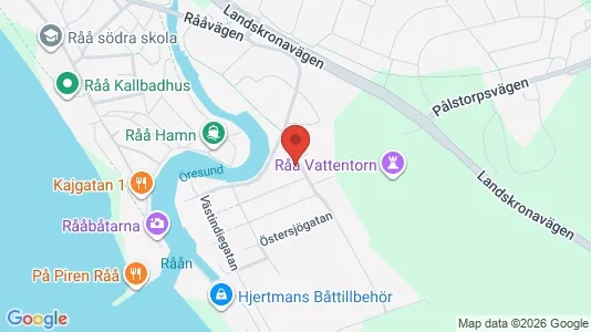 Apartments for rent i Helsingborg - kort over placeringen