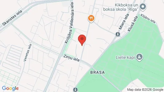 Apartments for rent i Riga Skanste - kort over placeringen