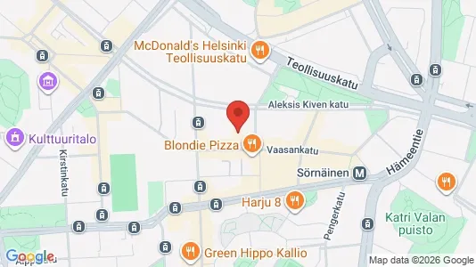 Apartments for rent i Helsinki Keskinen - kort over placeringen