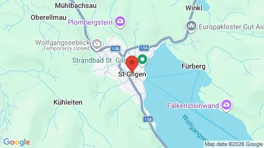 Apartments for rent i Sankt Gilgen - kort over placeringen