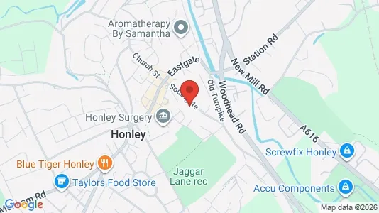 Apartments for rent i Holmfirth - West Yorkshire - kort over placeringen
