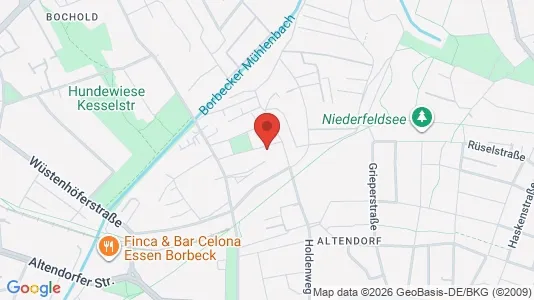 Apartments for rent i Essen - kort over placeringen