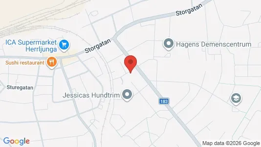 Apartments for rent i Herrljunga - kort over placeringen