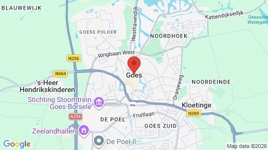 Apartments for rent i Goes - kort over placeringen