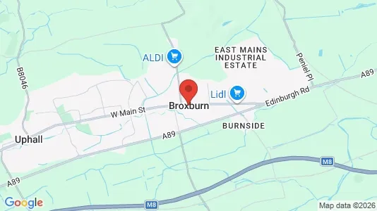 Apartments for rent i Broxburn - West Lothian - kort over placeringen