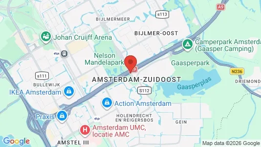 Apartments for rent i Amsterdam Amsterdam-Zuidoost - kort over placeringen