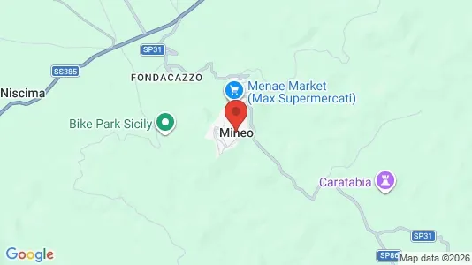 Houses for rent i Mineo - kort over placeringen