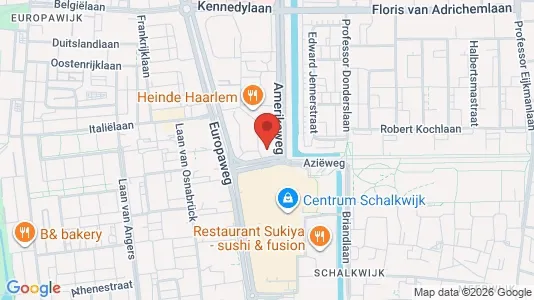 Apartments for rent i Haarlem - kort over placeringen