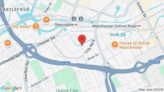 Apartments for rent i Manchester - Lancashire - kort over placeringen
