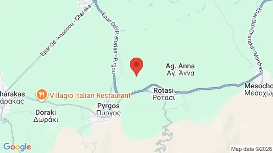 Apartments for rent i Archanes-Asterousia - kort over placeringen